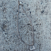 Arabic Initial Silver Anklet