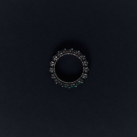 Eternity Green Stone Ring