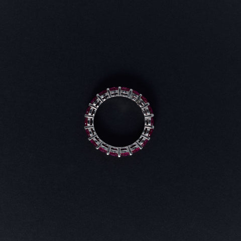 ETERNITY RED STONE RING
