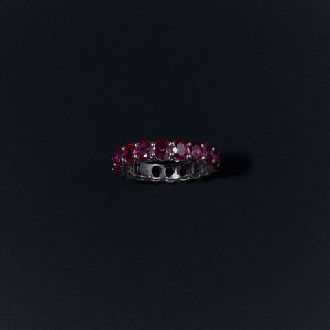 ETERNITY RED STONE RING