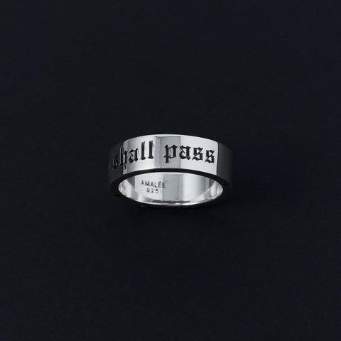This Too Shall Pass Silver Ring