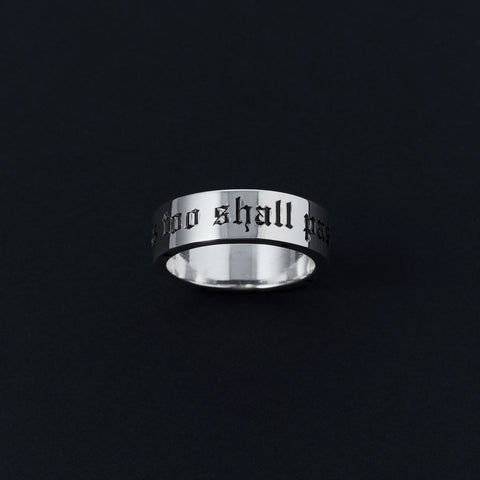 This Too Shall Pass Silver Ring