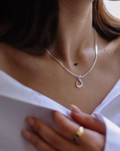 ARABIC INITIAL NECKLACE