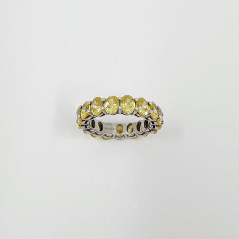 Eternity Yellow Stone Ring